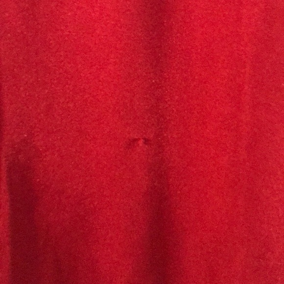 AIX Red Ruffle Blouse - Picture 4 of 4